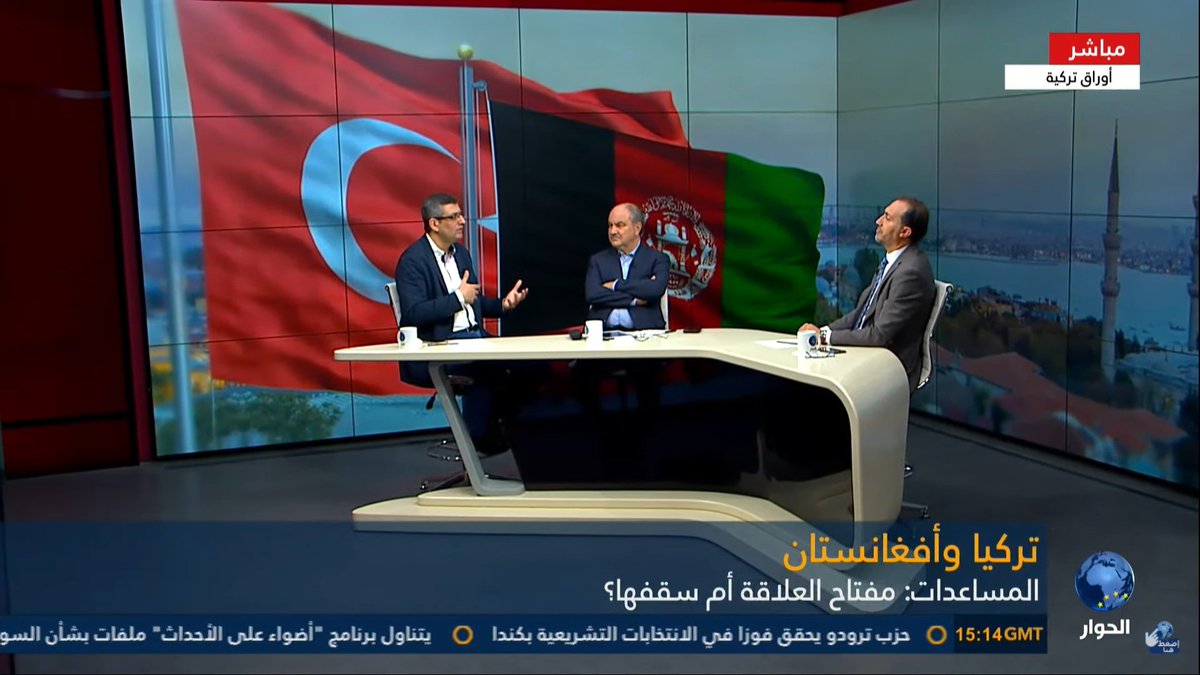 سعيدالحاج Said Elhaj On Twitter حلقة برنامج اوراق تركية اليوم عن تطورات الدور التركي في افغانستان الساعة 18 00 على قناة الحوار