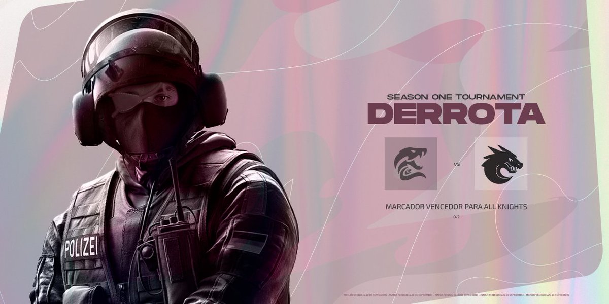 Finalmente caemos 0-2 frente a @allknights_la y quedamos como subcampeones de la Season One League. GG!

Ahora a seguir luchando, que vamos por el camino correcto #GoTaiz