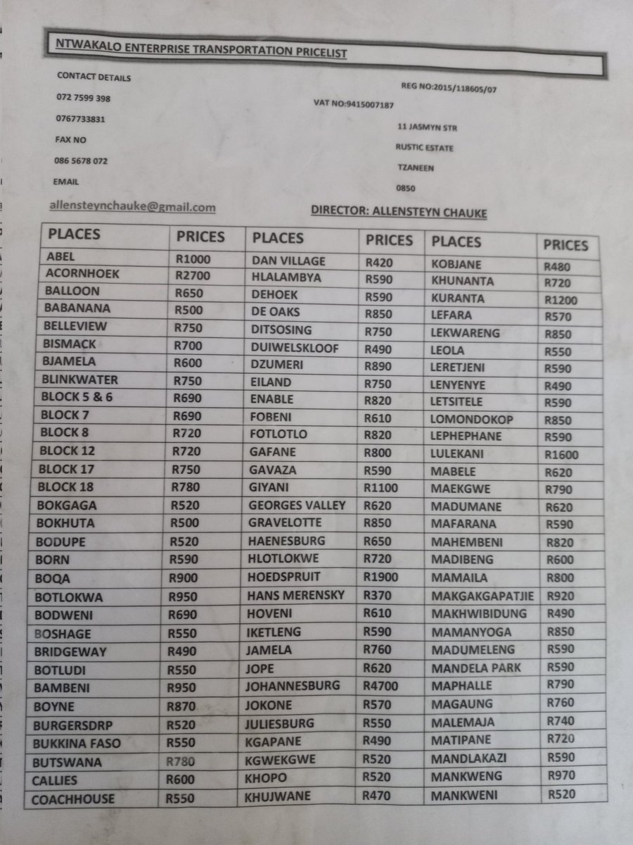 AllensteynC's tweet image. Transportation available