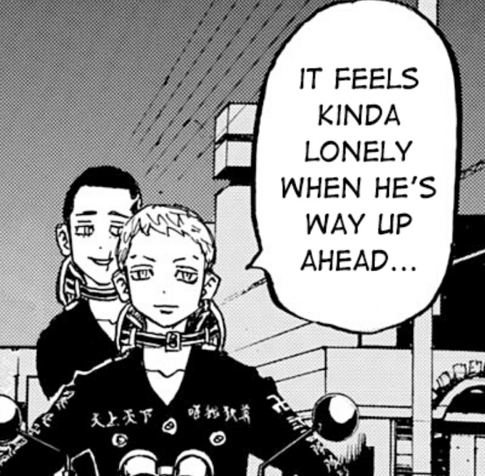 it's interesting how back in the founding members day, mikey was the one often being left behind while riding their bikes but in 2005, he's the one way ahead of everyone now. melancholic foreshadowing 
