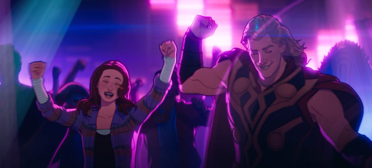 RT @lovethundernews: Thor and Jane Foster in #WhatIf Episode 7

“Party Thor” airs tomorrow!
(via @EW) https://t.co/PoomIpTmQq