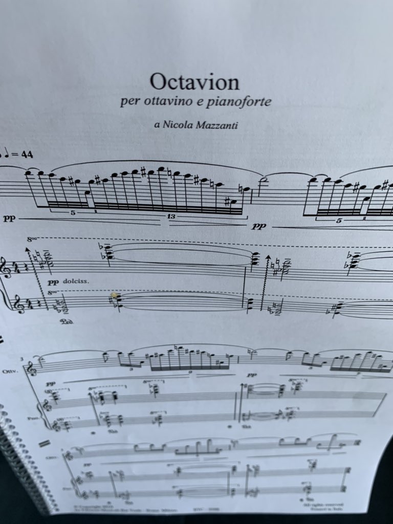 vitopalumbo's tweet photo. A new great performance of this piece on the horizon…

#piccolo #flute #piano #duo #newperformance #contemporarymusic #newmusic #piccoloplayer #ottavino #soloist https://t.co/sF0VFPqIZA