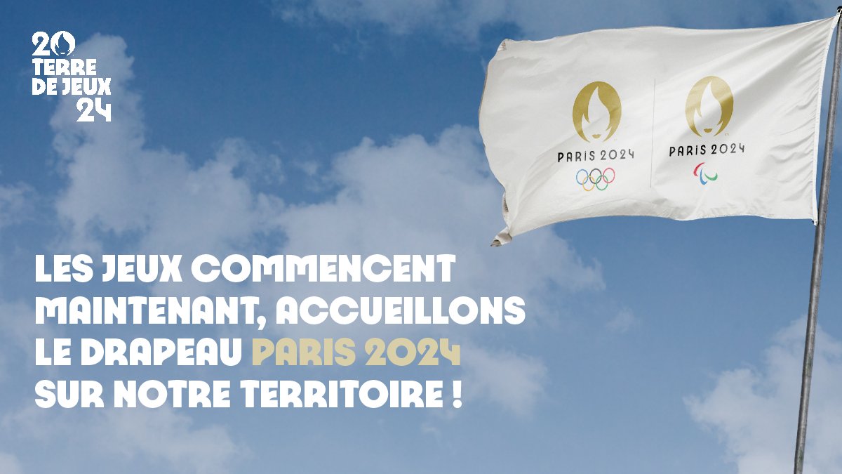 villeagen's tweet photo. La Ville d'#Agen accueillera la Tournée des Drapeaux #Paris2024  ce Jeudi 23 septembre 2021 ! À 15h30, Place Dr Esquirol, Sara Balzer, médaillée d’argent au sabre par équipe et Gabriel TUAL, finaliste du 800m aux Jeux Olympiques de Tokyo, seront présents pour célébrer ce moment https://t.co/IT097HeZgw