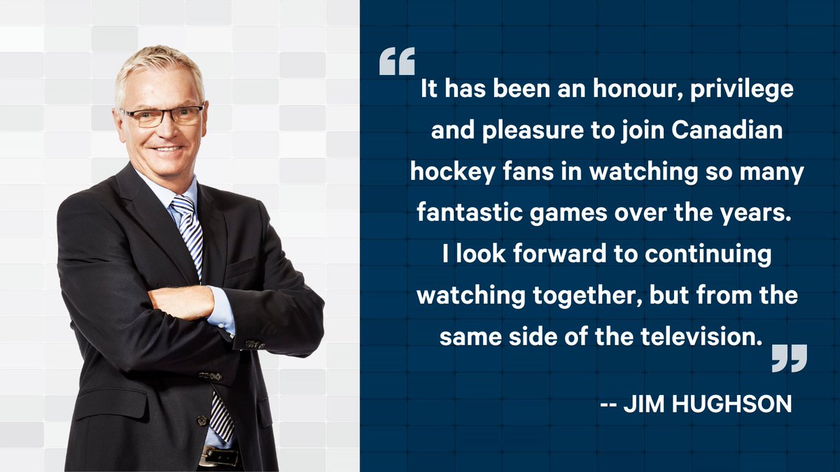 After 42 years, Hall of Fame PxP commentator Jim Hughson has announced his retirement from broadcasting.

As one of Canada's iconic hockey voices, Jim leaves a lasting legacy at <a href="/Sportsnet/">Sportsnet</a> &amp; across the entire broadcasting industry. 

Thank you Jim! 💫

➡️ bit.ly/3hRh3Ty