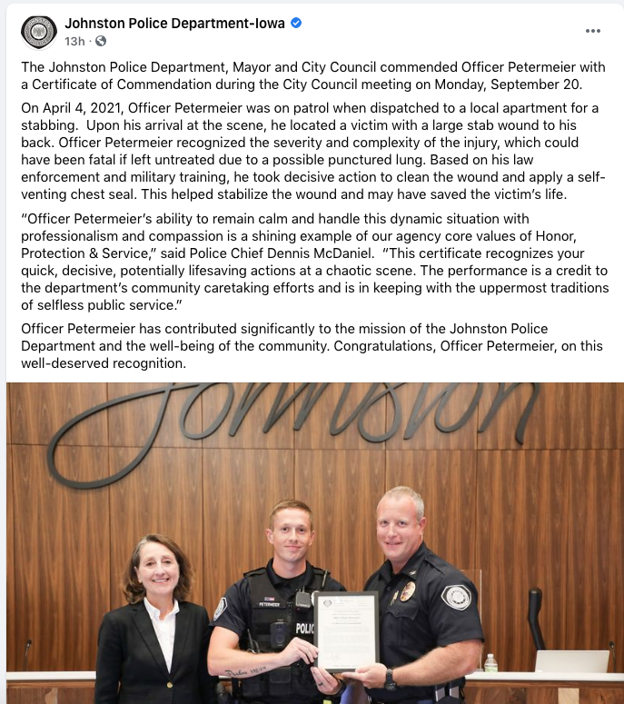 WM__Baseball's tweet photo. Shoutout to one of our program alums, Officer Dylan Petermeier, for continuing to serve others in such an excellent manner; was a top notch leader while with the baseball program and has continued on beyond the field in life https://t.co/SMSJHCcluK