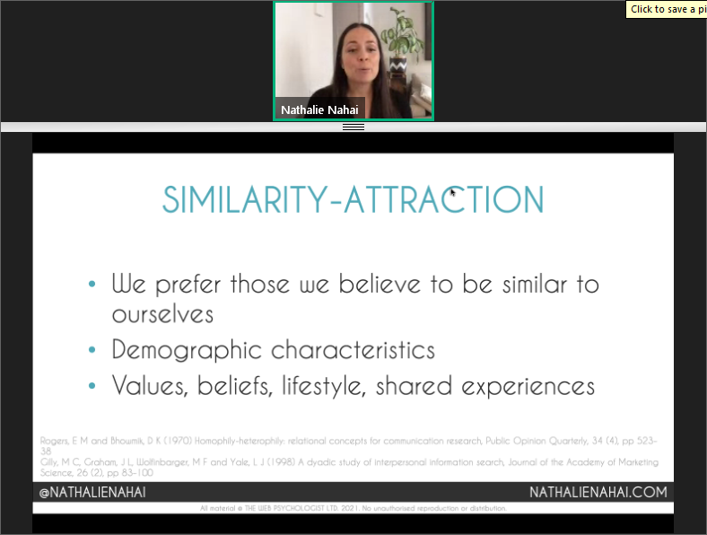 BrianDoubleday's tweet photo. Intereting webinar last week from Nathalie Nahai https://t.co/0v0WvYFQaV