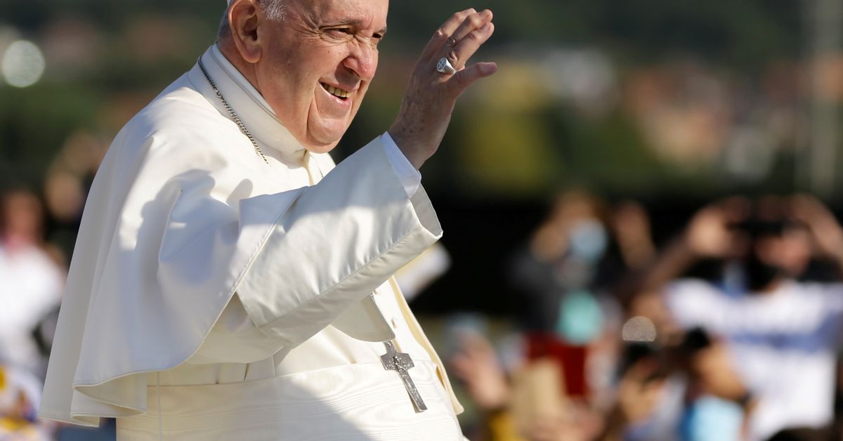 Reuters's tweet image. "I'm still alive," says pope, "though some wanted me dead" reut.rs/3EDApWk