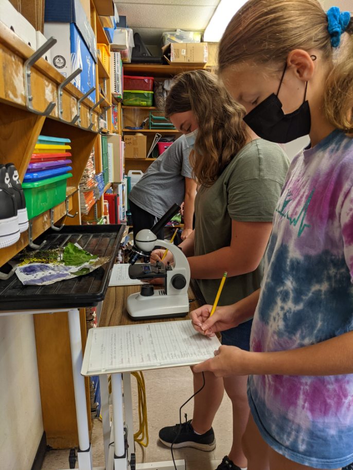 TheDukeofC2013's tweet photo. Mme. Stolz's class are making some inquiries and exploring the scientific method. #docstaffrock https://t.co/7my2EFXaoA