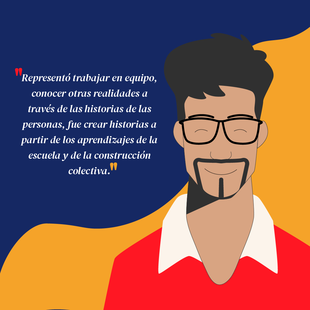 LaOtraJuventud's tweet photo. "Me gustó mucho el acompañamiento de la fundación para que nuestro proyecto saliera adelante, poder contar con una oportunidad de visibilizar la lucha barrial de nuestra gente", Julián González. Él formó parte de la Escuela sin comillas
#LOJ #sincomillas #Nuevochile https://t.co/IW1tqxrjPv