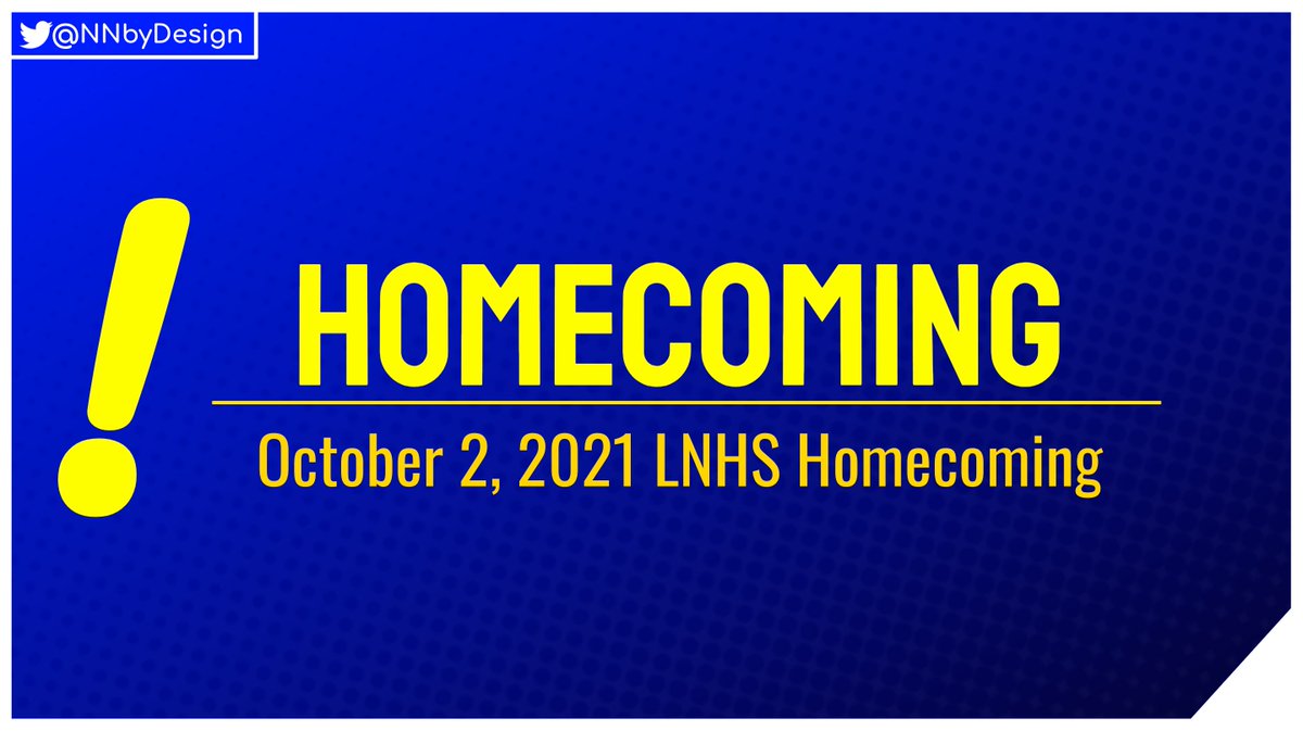 Next Week is Homecoming Week! Dress to impress and arrive on Oct 2! 🦅 More information on time soon.

#Homecoming #LNHS #LibertyNorth #Eagles #NNBD #NNBD9 #NNBD10 #TShirts
