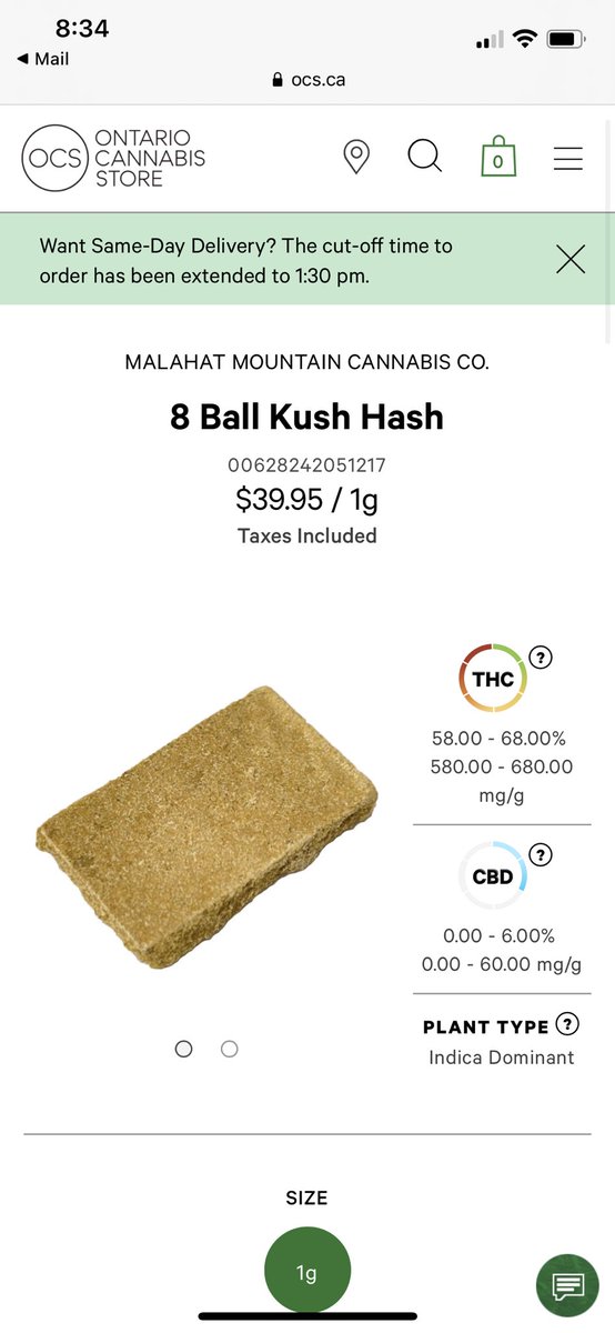 itscamnoble's tweet photo. And we’re live! Malahat Mountain bubble hash is on the OCS site!

https://t.co/5m7nV6k6Cb https://t.co/LtUyWOfpUS