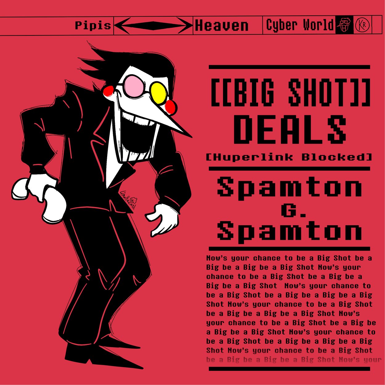 Spamton Art