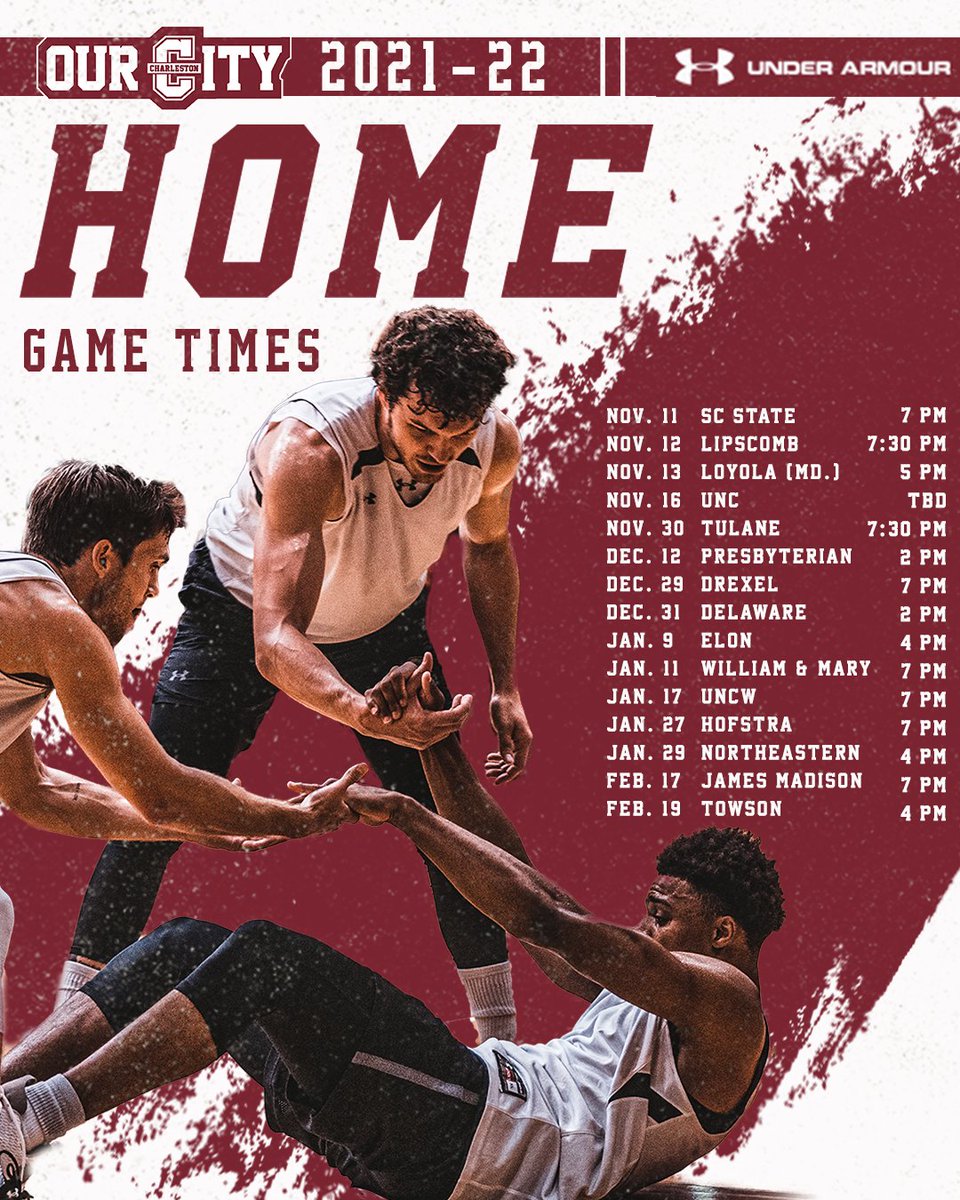 Tip times at TD Arena for the 2021-22 season have been finalized!

The Pat Kelsey Era officially begins Nov. 11 at 7 p.m. ET

🔗 bit.ly/3nV6seq

#OurCity 🌴🏀