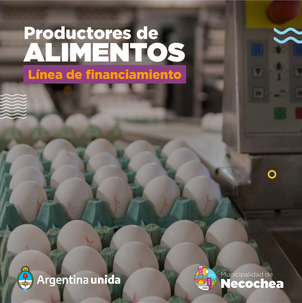 ProduccionNeco's tweet photo. CRÉDITO PARA PRODUCTORES ALIMENTICIOS
Si tenés una MiPyMe, sos monotributista o trabajador autónomo y estás involucrado en la producción de alimentos podés acceder a un crédito por hasta 3 millones de pesos.
👓 +info en👉 https://t.co/23TkTHsGtR
#EnSintoníaConVos https://t.co/i0xwB0V54l