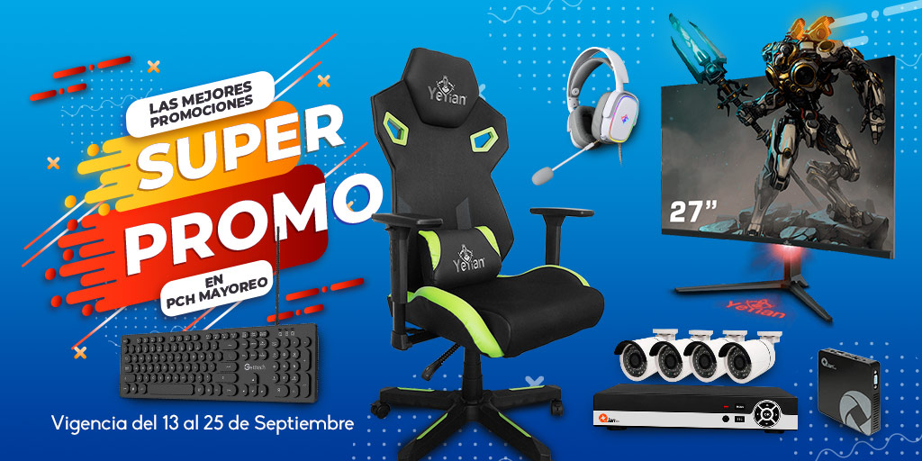 PCH_Connect's tweet photo. ¡Hey! Ya llegaro las súper promos de #Qian #Yeyian y #getttech
Echa un vistazo y complementa tu stock 😎
👉https://t.co/OZF4WYuJUQ
#PCH #Mayorista #Tecnología https://t.co/Yw4ni6ZpB7