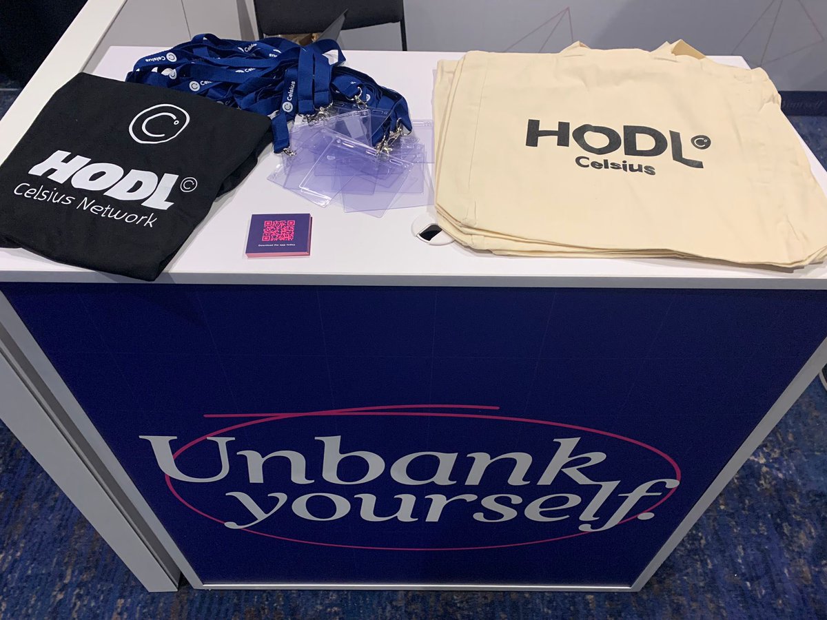 CelsiusNetwork's tweet image. Day 2 at #Mainnet2021! 🤝 Don’t forget to stop by our booth on the 5th floor.