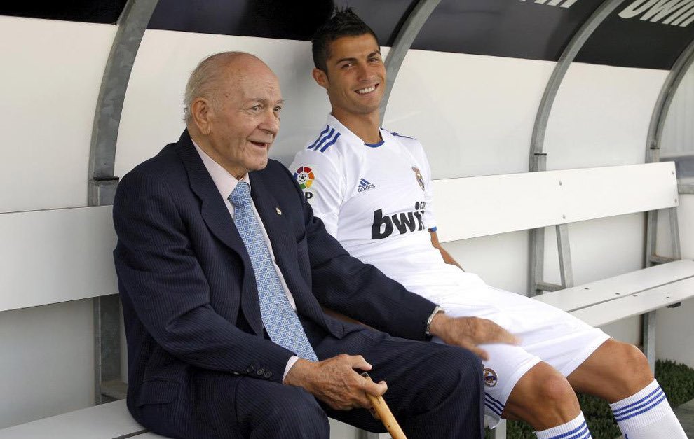 Las 2 personas más importantes del Real Madrid en la misma foto.