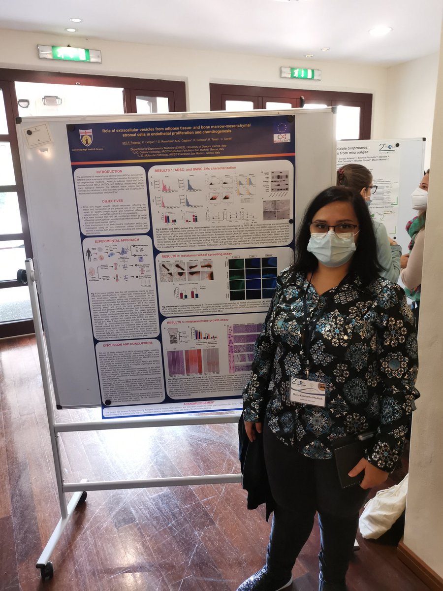 elybasetta's tweet photo. So excited to be here, finally in presence, connecting with people in 2nd @EVItaSociety symposium 🥳 @AutoCRAT2020  #extracellularvesicles #networking https://t.co/ylj5AflZcq