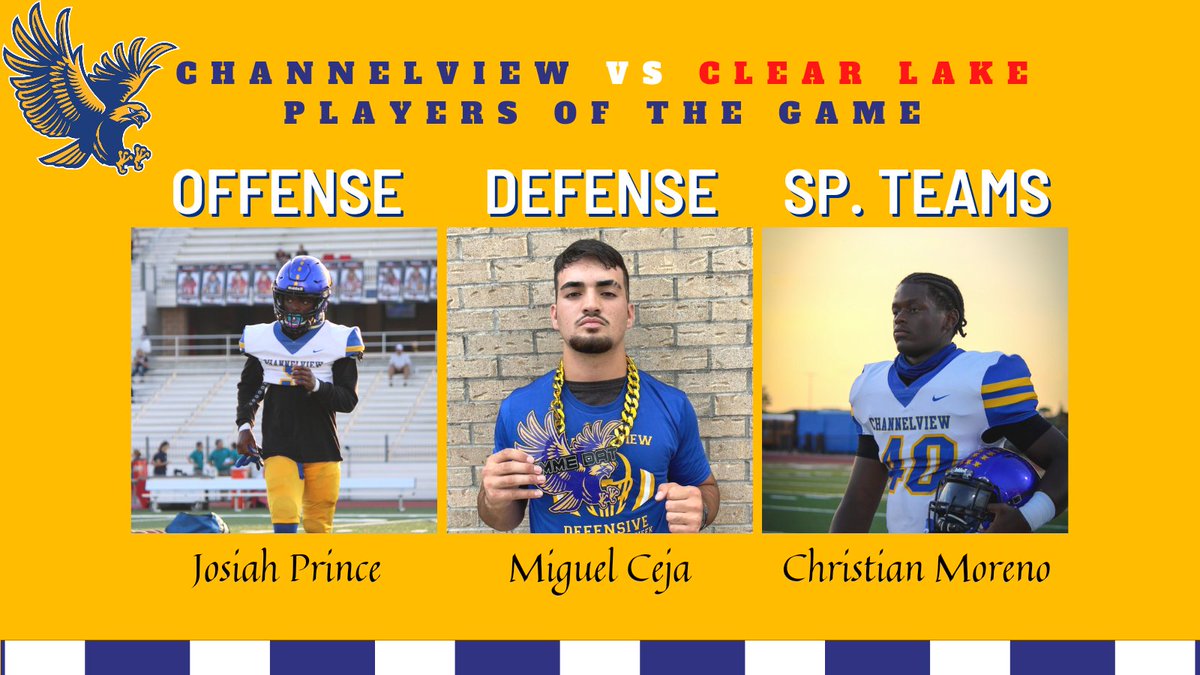 CHSFalcons_FB's tweet photo. Congratulations to this week's players of the game!!! #GoFalcons https://t.co/T7BiyheV1I