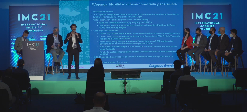 CapgeminiEngES's tweet photo. @Capgemini_ES El reto de la movilidad del futuro es que sea universal e inclusiva, capaz de incluir otras modalidades del transporte. 

Debemos empezar a hablar de la micromovilidad, que contribuirán a un modelo mucho más general. 

Álex Santos en #IMC21 #SMOBaIMC2021 https://t.co/ya5K07g1h0
