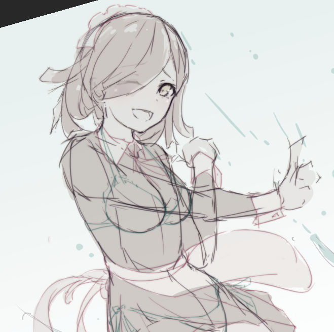 なるほど、これが噂に聞く「キャッキャウフフ」で合ってるでござるか🤤(誰 #wip #よその子 