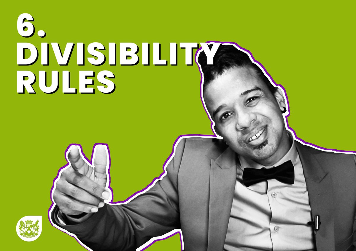 Kurt Minnaar (@kurtminnaar) on Twitter photo Check it!The next video in the Divisibility Series is out and this time we are looking at the rule for the no.6 Hit the link to watch the video 👉🏽 youtu.be/DSnKWthAIac <a href="/teachingconnect/">Juan Benjamin</a> <a href="/DeniseWesso/">Denise Joanne Wesso</a> @jeanette_harker <a href="/donovanmackier/">#Milmack</a> <a href="/WCEDnews/">WCEDNews</a> @QWill83 <a href="/HPMarais1/">Hendrik Marais</a> @Ms_Phil_lips Check it!The next video in the Divisibility Series is out and this time we are looking at the rule for the no.6 Hit the link to watch the video 👉🏽 youtu.be/DSnKWthAIac <a href="/teachingconnect/">Juan Benjamin</a> <a href="/DeniseWesso/">Denise Joanne Wesso</a> @jeanette_harker <a href="/donovanmackier/">#Milmack</a> <a href="/WCEDnews/">WCEDNews</a> @QWill83 <a href="/HPMarais1/">Hendrik Marais</a> @Ms_Phil_lips