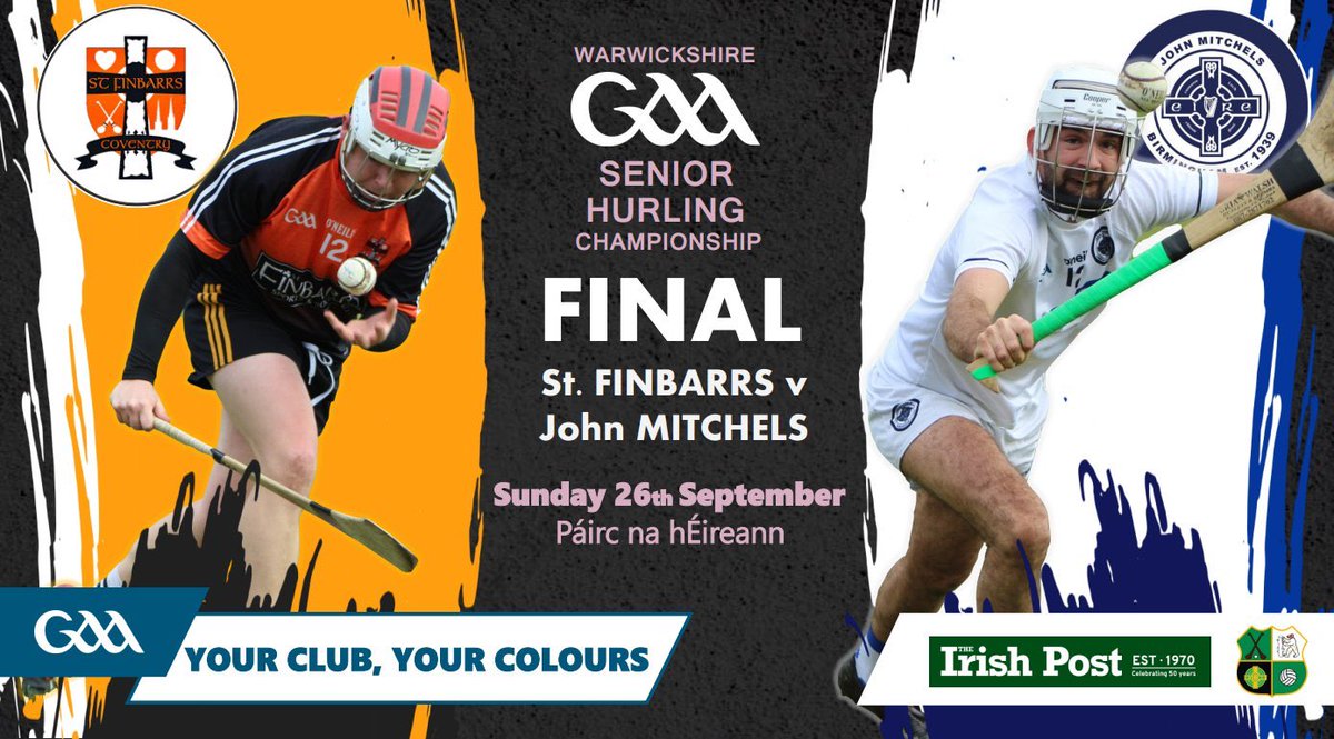 JMGACBrum's tweet photo. Following the Ladies footballers great win, this weekend it the Hurler chance to add to the club silverware. All support greatly appreciated and welcome! #mitchelsmen 🔵⚪️ https://t.co/c7Bt7naihY
