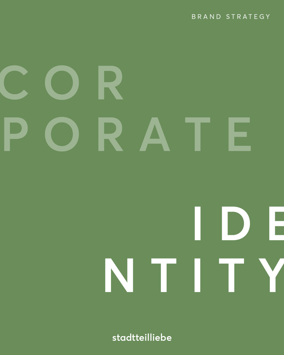 → Corporate Identity

Stadtteilliebe hilft euch eine eigene Unternehmenspersönlichkeit mit hohem Wiedererkennungswert aufzubauen. Wir schaffen gemeinsam mit euch eine gut durchdachte und einheitliche Unternehmensidentität. 
#corporateidentity #stadtteilliebe  #brandstrategy
