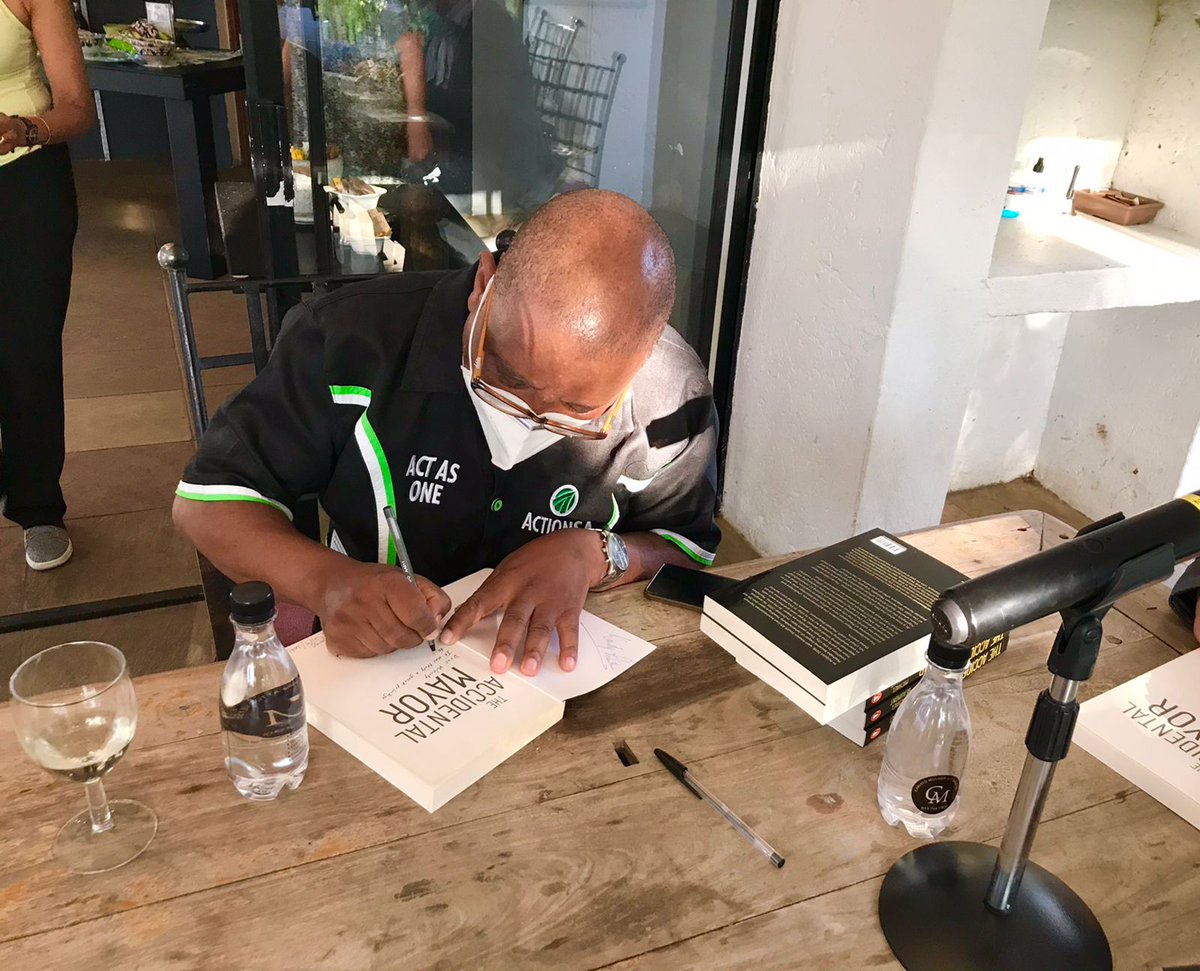 HermanMashaba's tweet photo. For the readers 📚

Have you read #TheAccidentalMayor yet?

I still have a few copies at home. 

Like &amp; RT if you'd like a copy, and I will choose 5 winners after the #ActionSAmanifestoLaunch tomorrow morning. https://t.co/8V8JfhHr0R