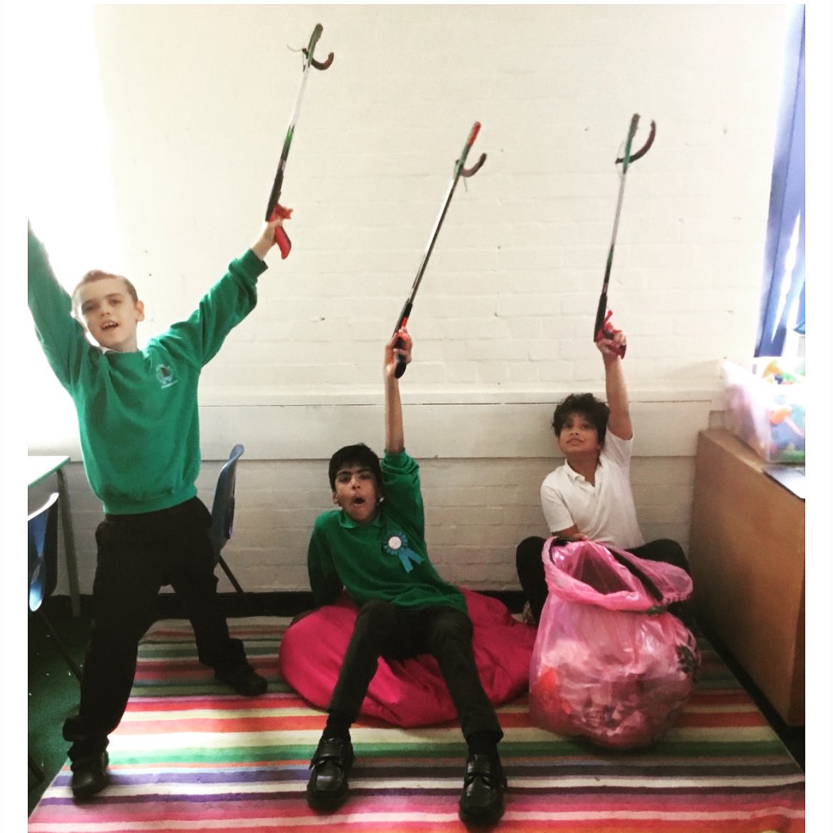Springwood_Prm's tweet image. Some children from base 2 went on a litter pick this afternoon. Look how much they collected! #springbase2 #springcoch #reducereuseandrecycle #litterpickers #environment