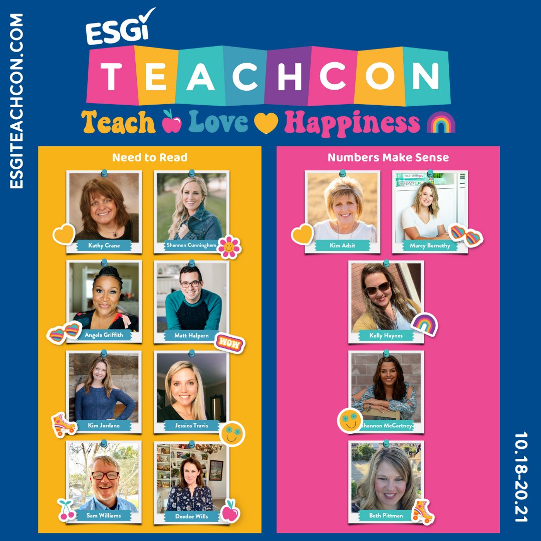 TeachCon is back &amp; better than ever! Join keynote speakers along with other education leaders that will share strategies &amp; practical tips &amp; tricks required of todays teachers. Seats are limited!

Register Today! esgiteachcon.com/offers/ztFJZfW…

#edchat #Edutwitter #edtech #GYTO #ECE