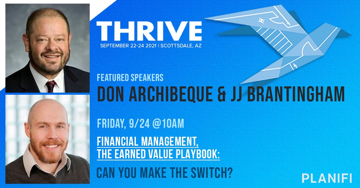 theplanifi's tweet photo. Learn how you can implement Earned Value management at your firm. Join Planifi at #AECThrive to learn how. #earnedvalue https://t.co/9HG2oYBMVU