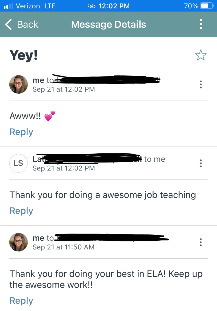 mrspennaela's tweet image. Happy Tuesday indeed! 💕#studentemail #mademyday #lcvleads #relationshipsMatter
