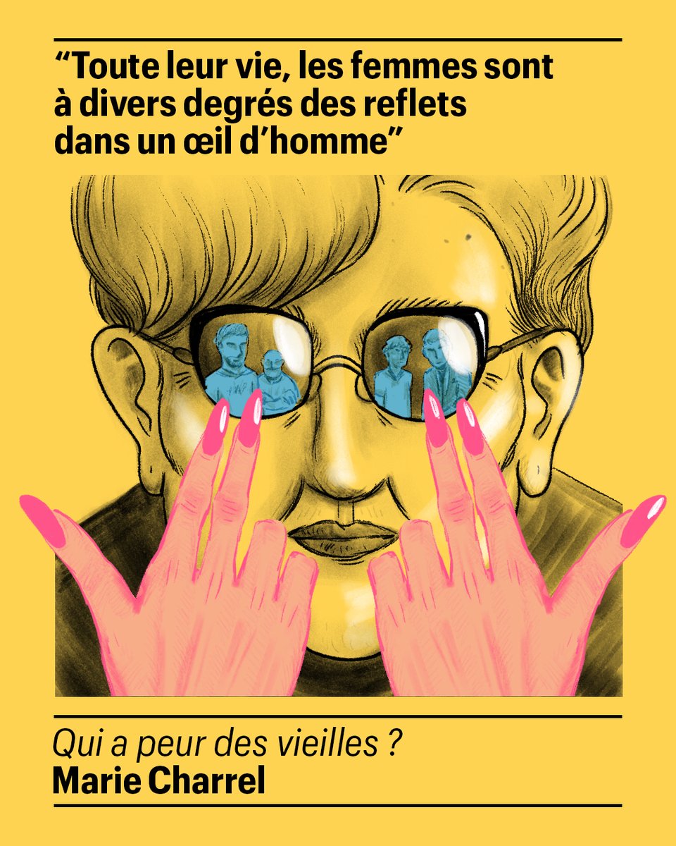 👧👩👵Les filles prennent très tôt conscience qu’on les regarde, et le poids de ces regards les poursuit jusqu’à ce que la vieillesse s’installe et qu’elles deviennent peu à peu invisibles, explique Marie Charrel dans son essai “Qui a peur des vieilles?” (<a href="/LesPeregrines/">Éditions Les Pérégrines</a>).