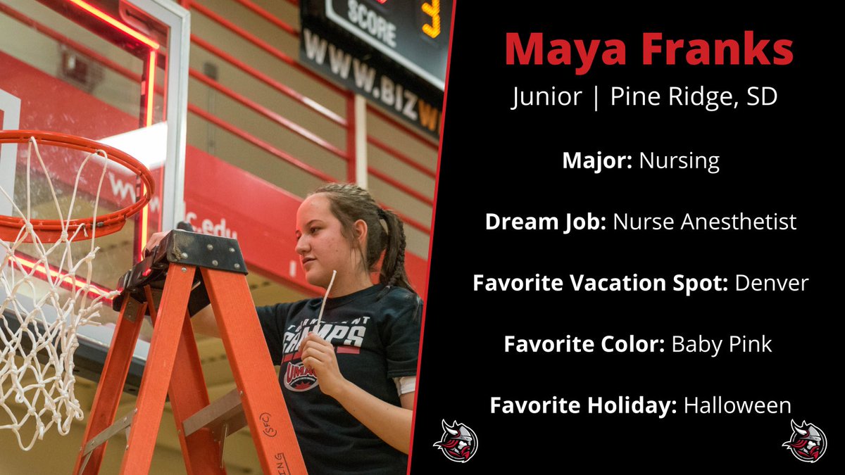 Today we meet junior Maya Franks 🏀