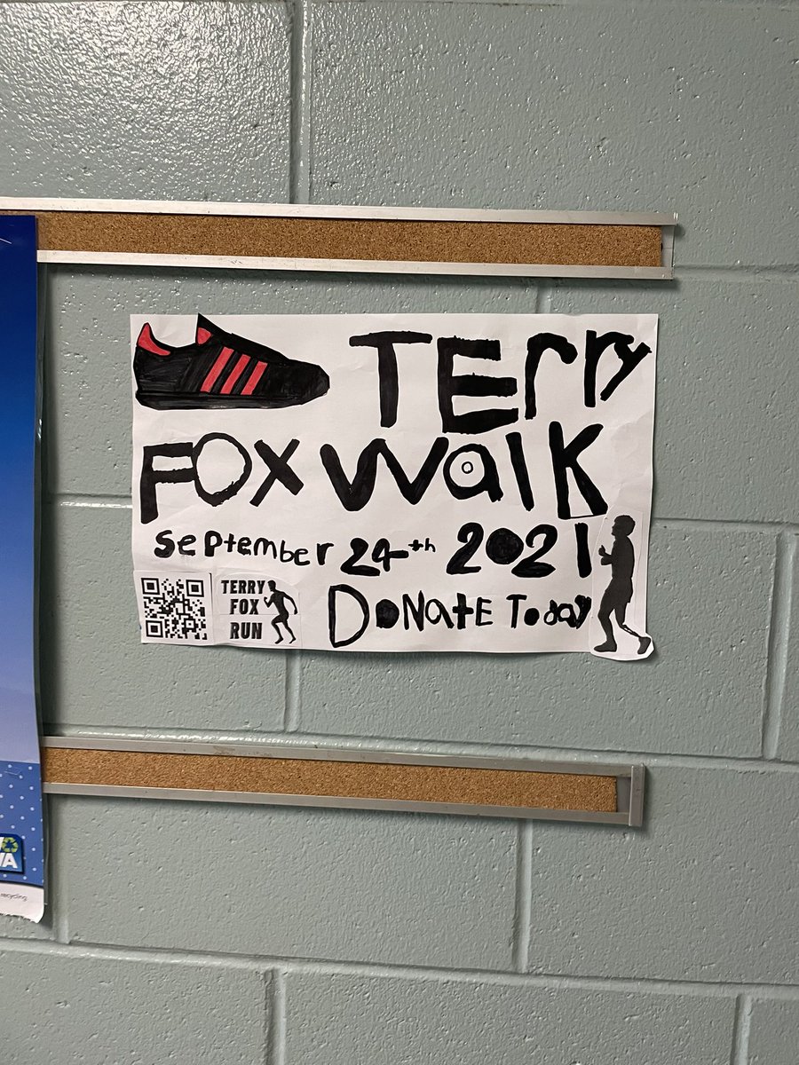 Students in <a href="/MrsKunca/">Shirley Kunca</a> ‘s RISE room worked very hard on their Terry Fox Walk/Run posters for this Friday’s event! Keep your eyes out for these posters <a href="/GoreHill_PS/">Gore Hill PS</a> Gators 🐊! Don’t forget to scan the QR code to donate to <a href="/TerryFoxCanada/">Terry Fox Foundation</a> from our schools link! #TerryFoxRun 🏃🏻‍♂️