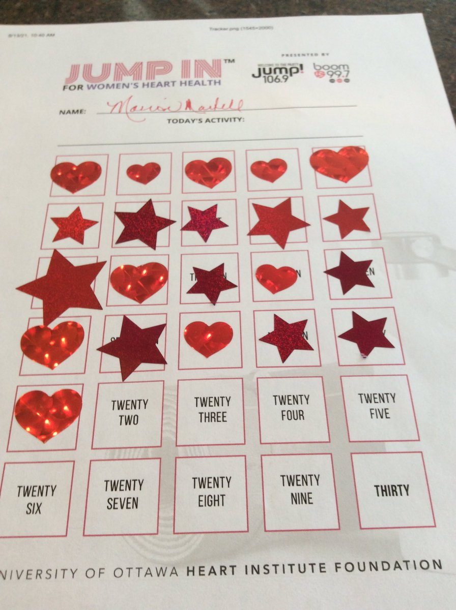 Day 21 Jump In for women’s heart health. Lots of different activities throughout September lots of fun.Looking forward to the next 9 days. #herheartmatters