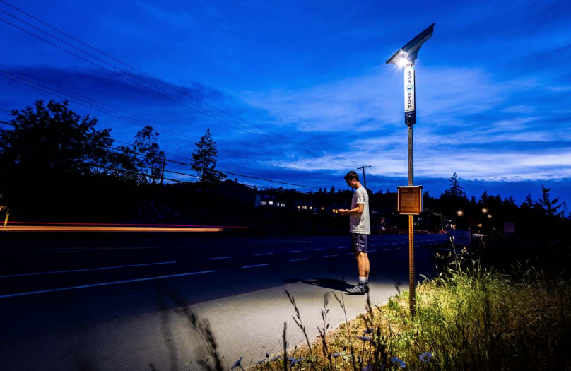 The days are starting to get shorter and bright, reliable lighting is even more important for keeping transit stops and shelters safe. The PV Stop Max reduces pass-bys and enhances safety for riders—find out how: bit.ly/39ojOai