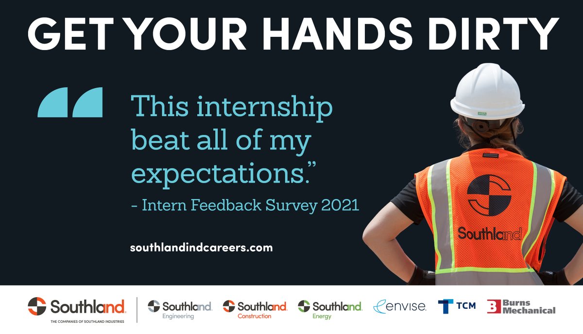 This week, we will be at the <a href="/CSULBCDC/">CSULBCareerCenter</a> virtual career fair on 9/22 and the <a href="/unevadareno/">University of Nevada, Reno</a> career fair on 9/22. Learn more about why you should ‘get your hands dirty.’ Check out our available positions: bit.ly/Careers_SI. #SouthlandLife #CareerFair #GetYourHandsDirty