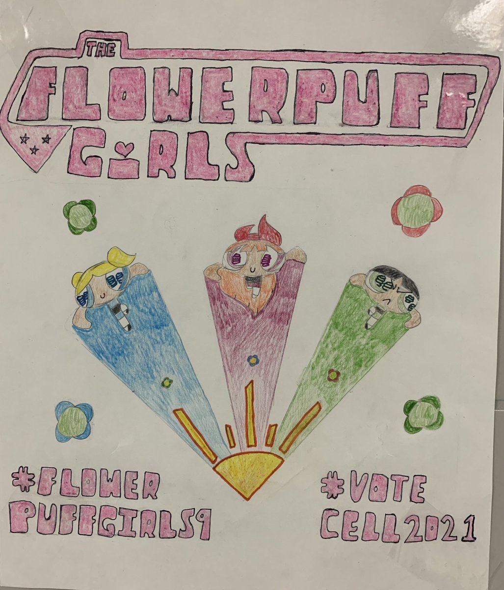 #flowerpuffgirls9 #votecell2021 #takeAPBIO