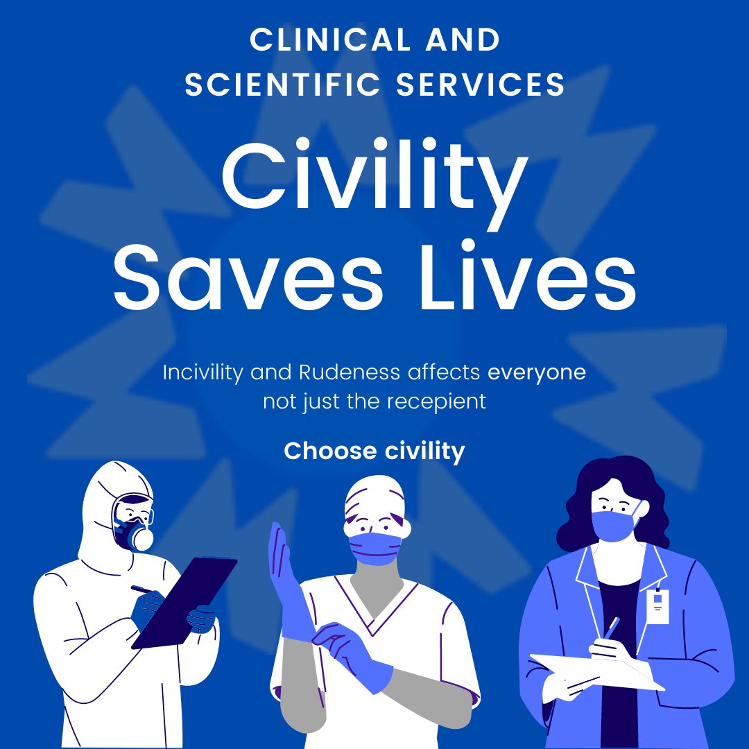 Incivility affects Everyone 

THE RECEPIENT - Average 61% reduction in cognitive ability 
BYSTANDERS - Average 20% reduction in cognitive ability
PATIENTS AND RELATIVES - 75% reduction in promotion of organisation
TEAMS - Reduced creativity and worse outcomes

#CSS_Civility