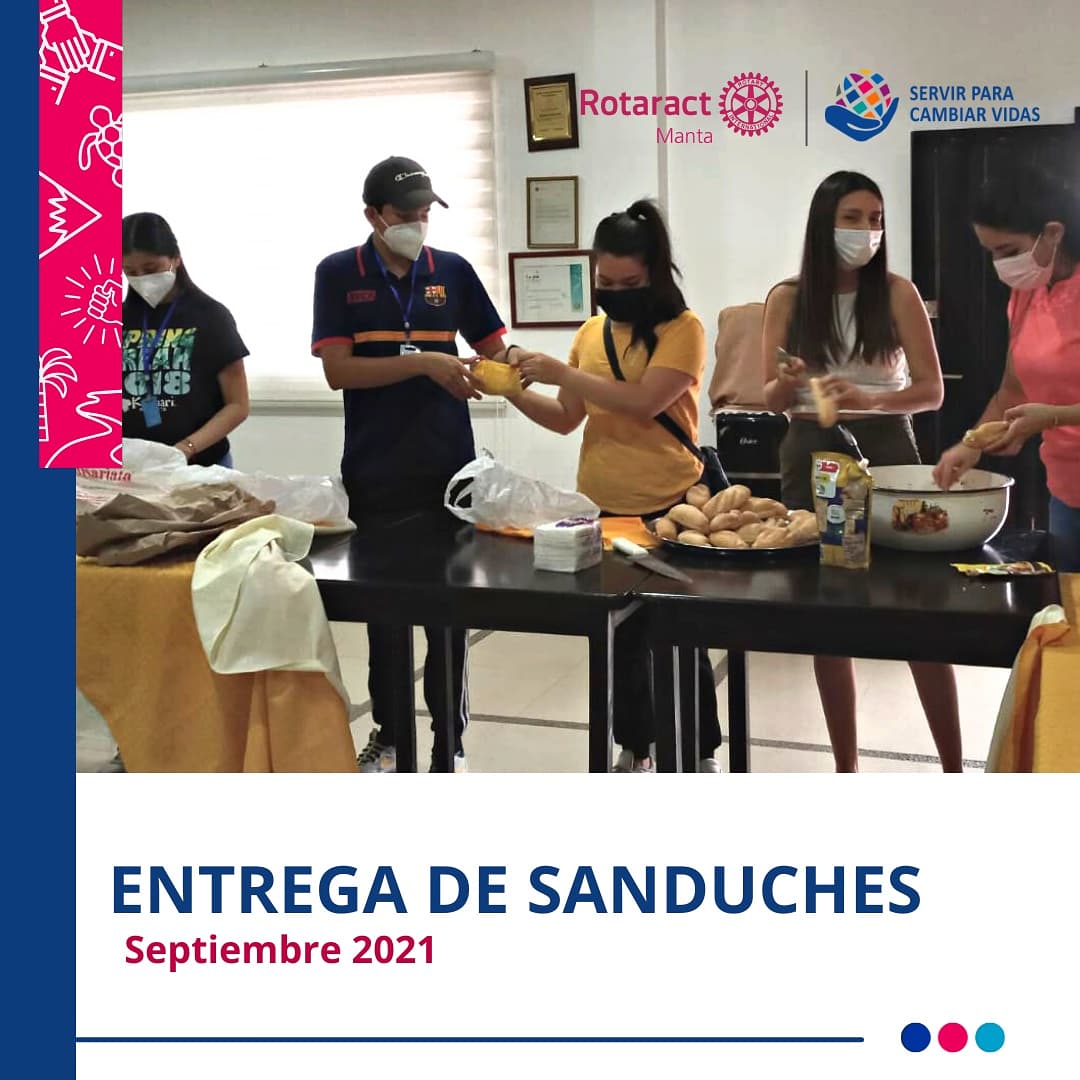 RacManta's tweet photo. Entregamos comida a personas en situación de calle, nos sentimos inspirados a pensar creativa y colectivamente sobre cómo transformar nuestro mundo en uno más igualitario, más justo, equitativo, inclusivo, sostenible y más saludable. ⚙️🌱
#RotaryInternational #DiaDeLaPaz🕊️ https://t.co/CigBD14sGM