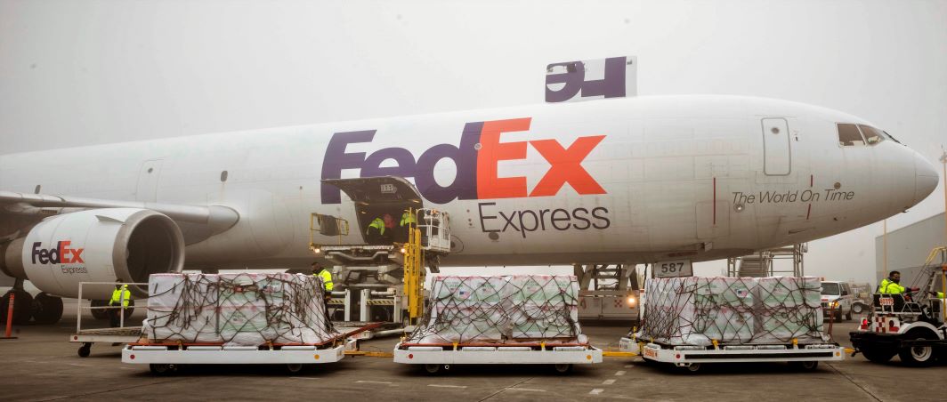FedEx on Twitter: "Delivering hope — Today our team delivered a second ...