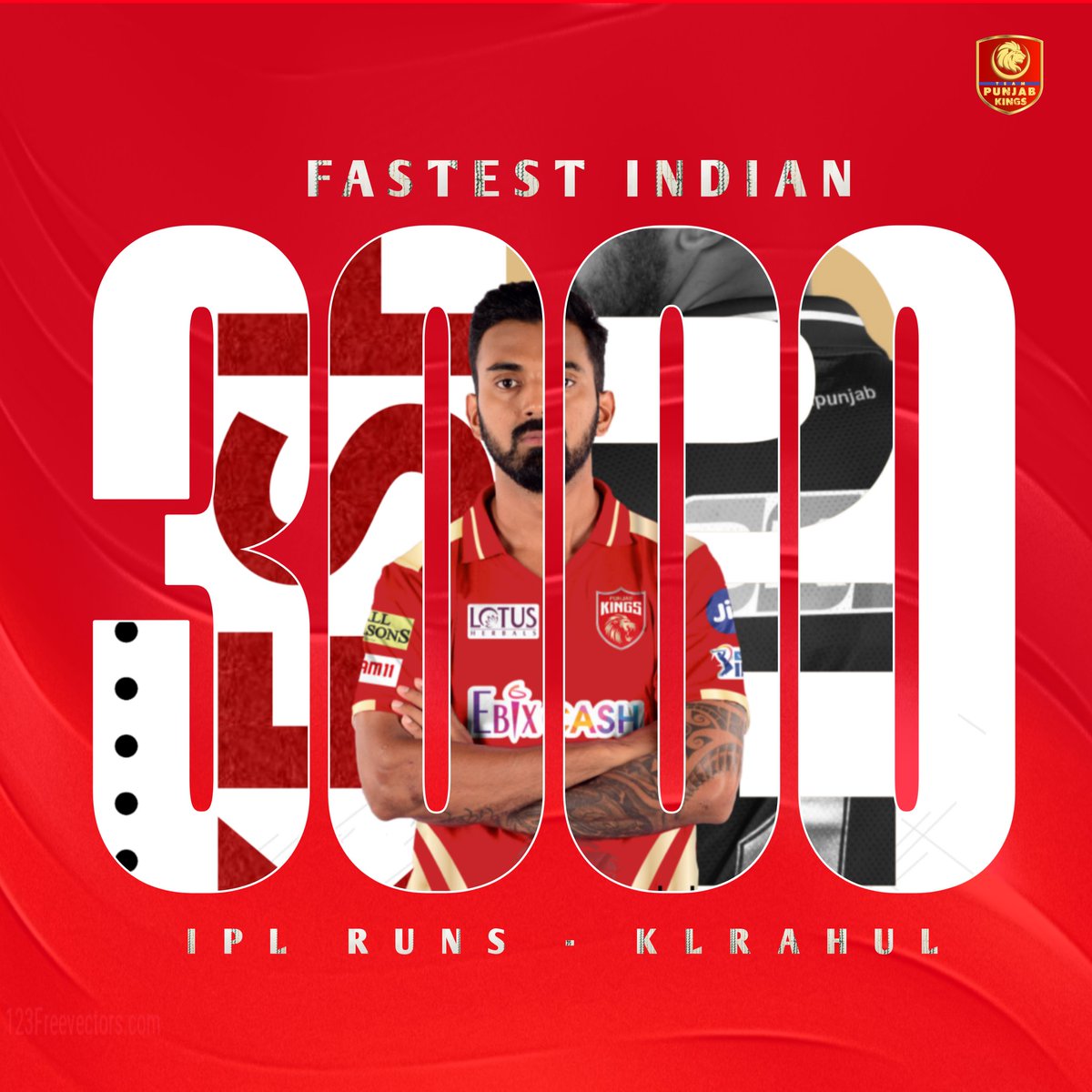 Fastest to 3K Mark @klrahul11 

Describe love emoji 👇
 
#SaddaPunjab #IPL2021 #PunjabKings #PBKSvRR