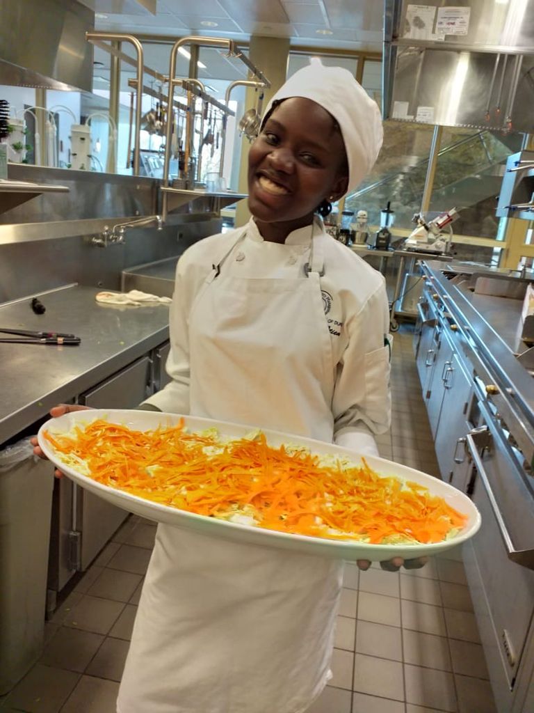 CCIProgram's tweet photo. #DYK that today is #WorldCulinaryDay !?
Check out these pictures of Kabelo and Linda two #CCIAlumni from the College of DuPage sharing their South African and Kenyan cultures with their community one bite at a time at the Tates of Holidays Around the World event.
#CCIProgram https://t.co/YaApvuwHqV