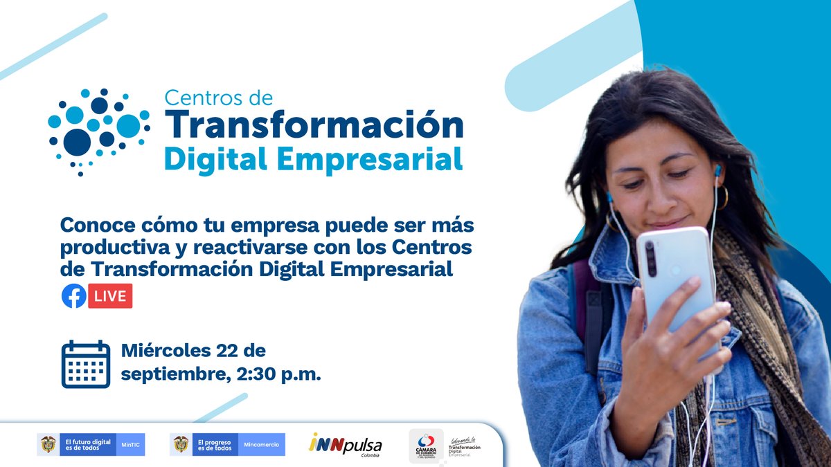 #CTDEParaLasEmpresas | Empresarios, no se pierdan la oportunidad de transformar sus procesos. Los invitamos a conocer los servicios que prestan los Centros de Transformación Digital Empresarial #CTDE y cómo acceder a ellos.  🡪 bit.ly/3tU4awX