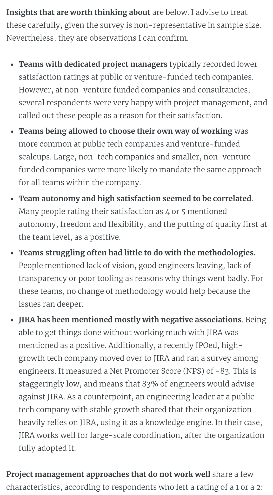 Gergely Orosz on Twitter "I found interesting correlations on