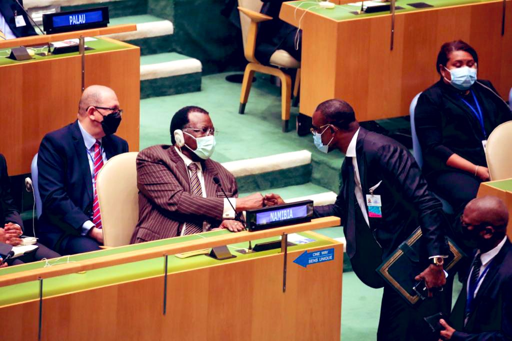 Today, I participated in the opening of the 76th Session of the United Nations General Assembly: « Building Resilience through hope to recover from COVID-19, rebuild sustainably, respond to the needs of the planet, respect the rights of people, and revitalise the United Nations »
