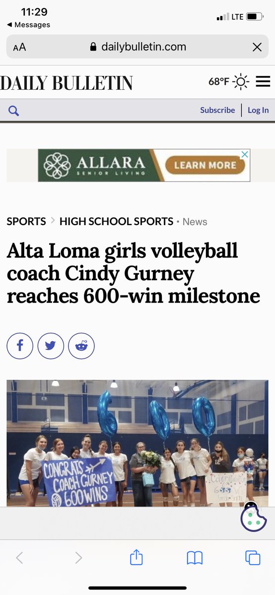 Check out today’s Daily Bulletin article. A very nice tribute to coach Gurney.