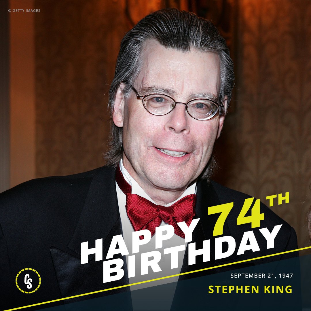 Happy 74th Birthday to the Master of Horror (and beyond) Stephen King! 